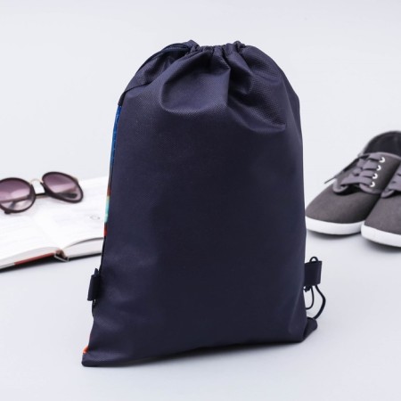 A bag for shoes "I love speed" Wedded canvas 30 x 40 cm-2