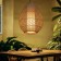 Lamp ceiling from the rattan "Volume" 1x120W, E27, 30x30x40 cm