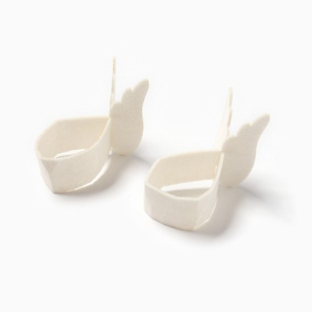 The set is decorative. Rings for napkins "Wings" 2 pcs, d = 5 cm, 100% p/e, felt-3