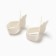 The set is decorative. Rings for napkins "Wings" 2 pcs, d = 5 cm, 100% p/e, felt