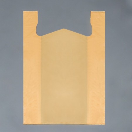 T-shirt package, polyethylene, yellow-orange 42 x 60 cm, 20 μm
