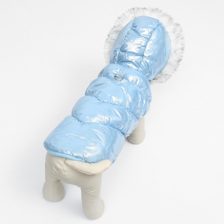Dog jacket "Ease", size M (DS 30, OG 40, Osh 30 cm, up to 8 kg), Blue-5