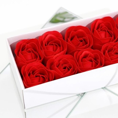 Soap roses, red, set 10 pcs.-3