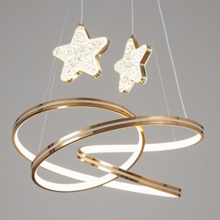 Lust "Stars" LED 100W 3000-6000k gold 45x49x15-115 cm Bayerlux-2