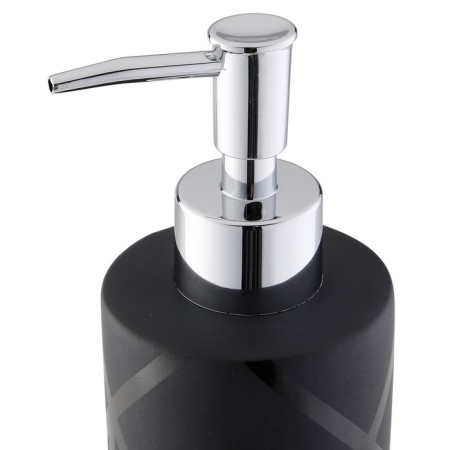 Axentia Nero dispenser for liquid soap from black ceramics with gloss Ø 6.5x18 cm, 300 ml-1