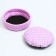 Round Lowcost STM-30, 40 x 40 x 12, Siren, lilac with white peas