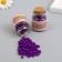 Round 6/0 beads in the bottle "Deep purple" 2x20 g set 2 pcs