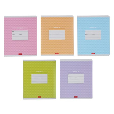 Notebook 18 sheets in the Constructor cage, cover coated cardboard, rounded corners, block 65 g/m2, fields, mix