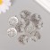 Decor for creativity Metal "Tree of Life" silver 2.6x2.3 cm