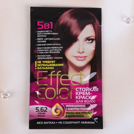 School hair cream for hair Effect Solor tone ripe cherries, 50 ml
