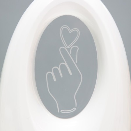 Night with a moisturizer "Lier" LED 7 colors USB white 11x7x18 cm Risalux-10