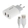 EXPLOYD EX-Z-1435, 2 USB, 2.4 A, Type-C cable, white