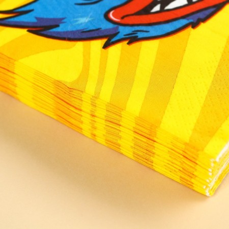 Paper napkins "Haggi Waggi", 33x33 cm, 20 pieces, 3 strata, monster-5