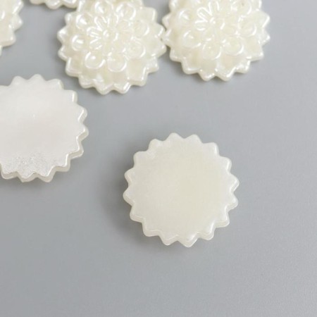 Decor for creativity plastic "Astra" Pearl set 20 pcs 1.3x1.3 cm-1