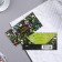Money envelope "On Birthday!" cutting, black background, flowers, 8.3x16.7 cm