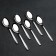 Dessert spoon "Trilate", h = 17 cm, thickness 2 mm, silver color