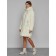 Coat insulated winter female, size 42, color light yellow