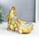 Souvenir Polystone stand for the bottle "Elephant with a chariot" 17.5x22.5x10.5 cm