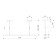 Bar for single-phase busbar 500-1000 mm, black color