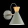Wall lamp EVOLUCE. Sle125111-01. Modica. 1x40 W, E14, 16x21 cm, gray color, golden