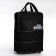 Road bag with lightning, with an increase, external pocket, long belt, black color