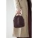 Women's bag with lightning, burgundy color