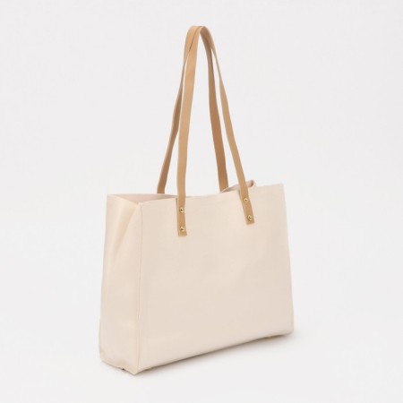 Hooper bag on a magnetic button, milk color-1