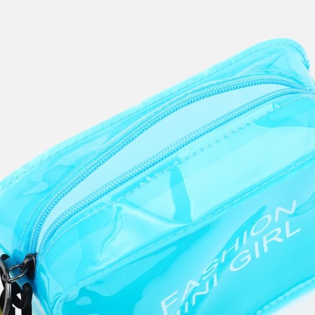 Baby bag on a long belt, blue color-2