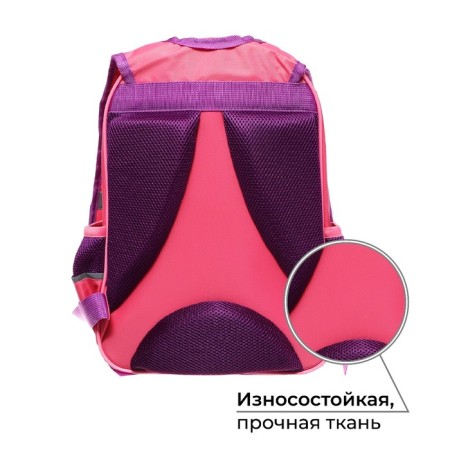 School backpack, 37 x 26 x 13 cm, ergonomic back, Calligrata ORT "Anime Girlfriend"-1
