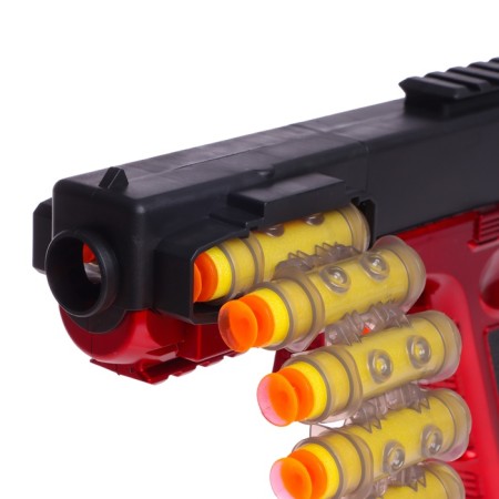 Glock pistol, shoots soft bullets, tape feed-6