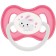 Silicone dummy Canpol Babies Bunny & Company, symmetrical, from 6-18 months, pink color