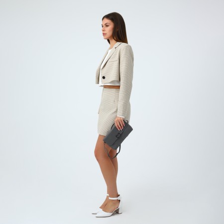 Magnet bag bag, long belt, gray color-9