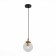 STL LUCE Sus. SL234.403.01. Varieta. 1x40 W, E27, 14x14x23 cm, black color, gold