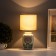 Board lamp with lampshade Risalux "Bear" Children's, E14, 40 W, Green, 13 × 13 × 27 cm
