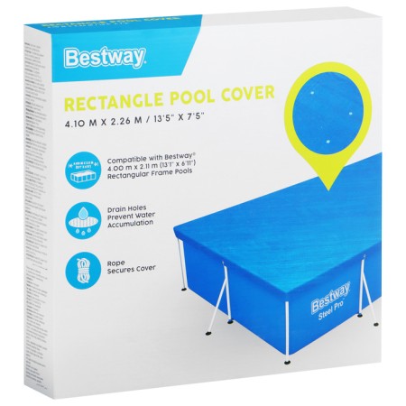 Tent for rectangular frame pools 410 x 226 cm, 58107 Bestway-4
