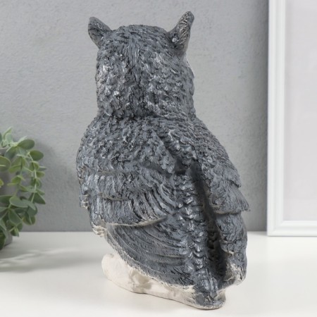 Figure "Owl Big with ears" (gray), 27 x17 x 19.5 cm-3