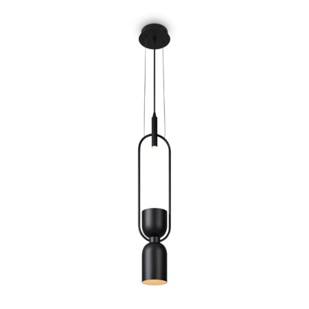 Suspended lamp Freya Fr5400PL-01B Achillea, 150x150x2000 mm, E27, 1x40W, 90lm, 3000k, black color black