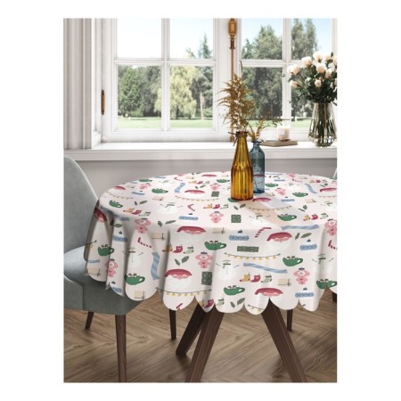 The tablecloth “The mood of the holiday”, round, Saten, d = 150 cm