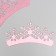 Harvesting for creativity "Crown", pink color, 18 cm (set 2 pcs)