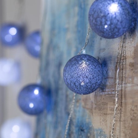 Garland “thread” 5 m with nozzles “snowy snow”, ip20, transparent thread, 20 LED, white glow, 220 V-2