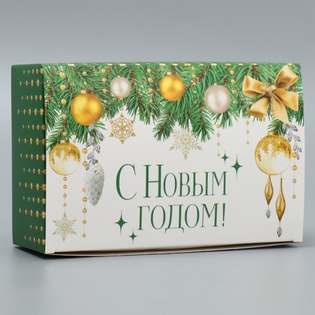 Box the team “Happy New Year!”, Balls, 18 x 12 x 7 cm, New Year-3