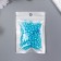 Beads for creativity plastic "Round. Azure" d = 3-8 mm, set 10 grams