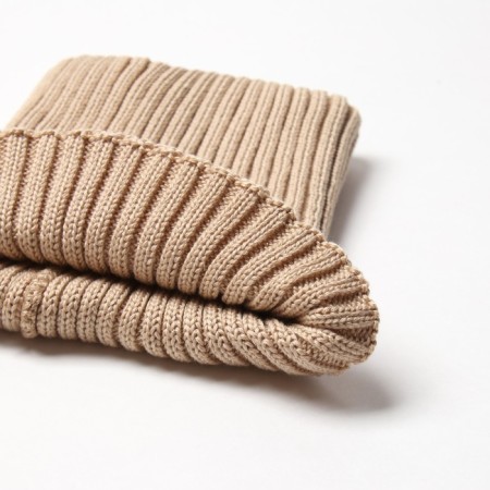 Kit for children (hat, snood) minku river 50-52, beige color-2