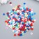 Beads for the creativity of PVC "Rings Multi -colored" set ≈ 330 pcs 0.1x0.6x0.6 cm