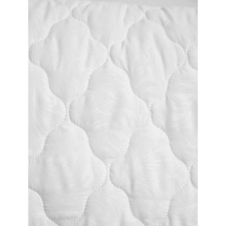 Substerennoper Stygannaya, size 140x200 cm, with elastic bands in the corners, white color-3