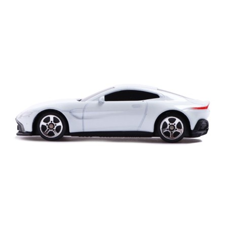 Metal machine Aston Martin Vantage, 1:64, white color-1