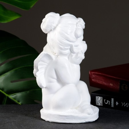 The luminous figure "Elfin" 12x15x19cm sits white-2