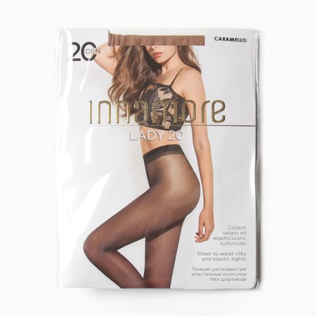 Kapron tights, Innamore Collant Classic Lady 20 den, bodily color (Caramello), rn 3