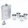 Gift set 6 in 1 Emblem of Russia: Flake 240 ml, funnel, 4 piles