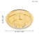 Pozondon lamp, 1x18W LED, 3000K, 2000LM, color gold